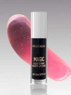 RealHer Magic Black To Pink Lip Stain - NEW